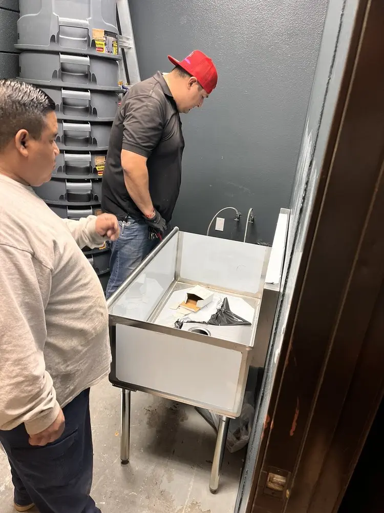 Commercial plumbing and sink installation in Twelve Oaks